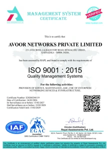 ISO 9001:2015 Certificate